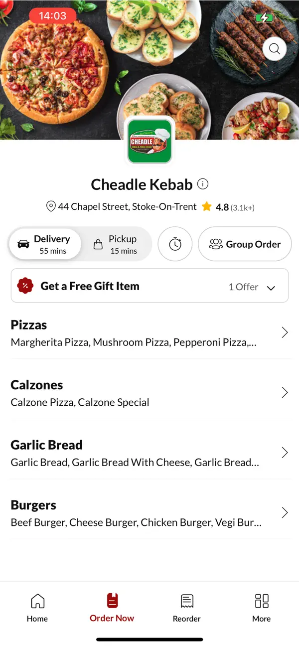Screenshot #2 pour Cheadle Kebab