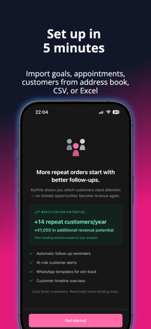 MyPink: MLM & Direct Sales CRM iPhone screenshot