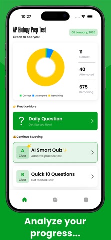 AP Biology Exam Prep Pro iPhone screenshot