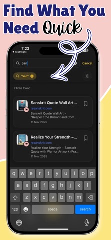 LinkList - Never Lose a Link Screenshot 3 of 5