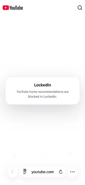 LockedIn: Block Reels & Shorts screenshot 3
