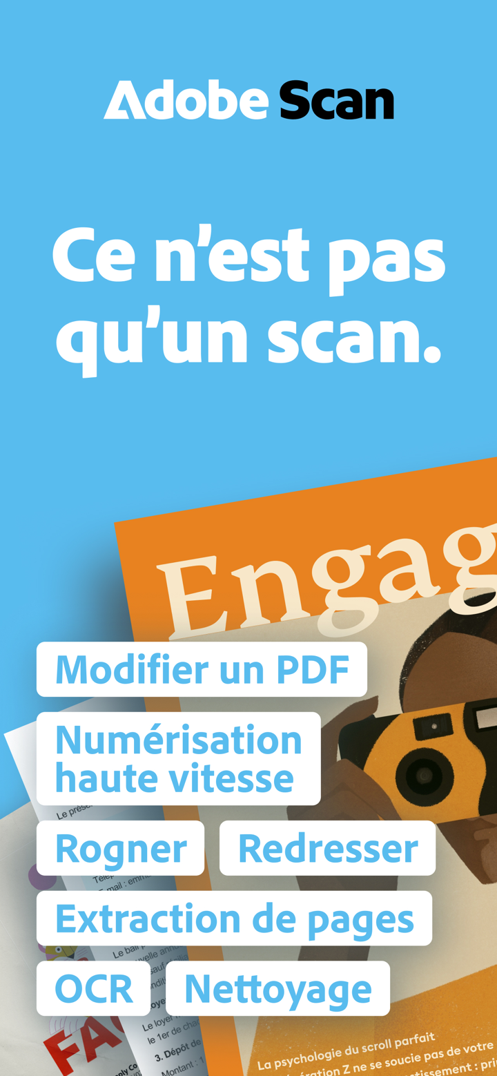 Adobe Scan : Scanner PDF, OCR screenshot 1