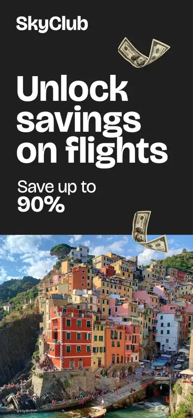 SkyClub - Find Cheap Flights screenshot 1