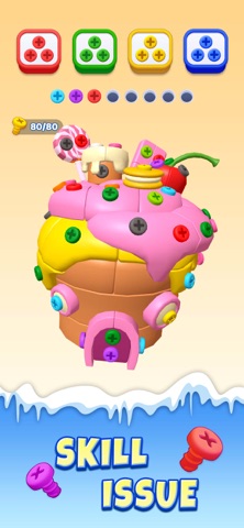 Unscrew Frenzy 3D iPhone screenshot