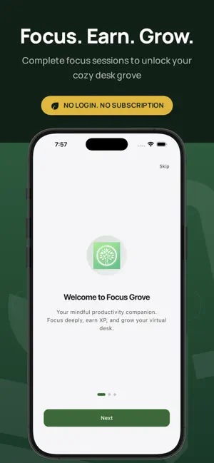 Focus Grove: Focus Timer screenshot 1