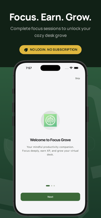 Focus Grove: Focus Timer Screenshot 1 of 5
