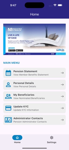 NBM Pension M'manja screenshot