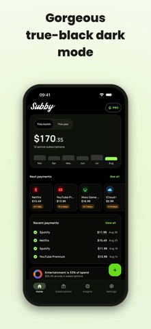 Subby Subscription Tracker Screenshot 8 of 8