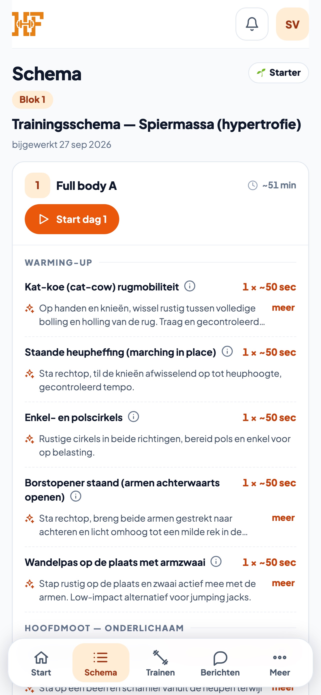 Screenshot 1 of HomeFit — Personal Coaching