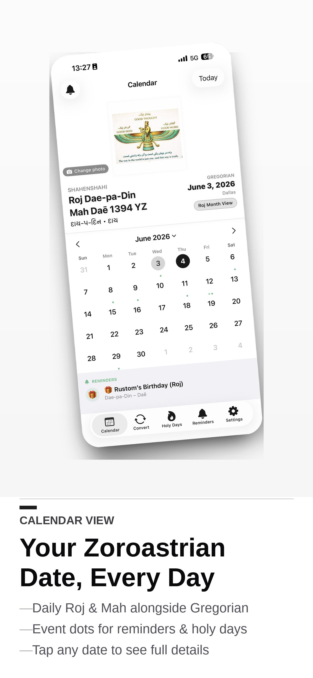 ZCal — Zoroastrian Calendar screenshot 3