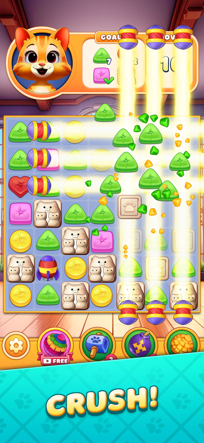 Cat Crunch - Match 3 Games