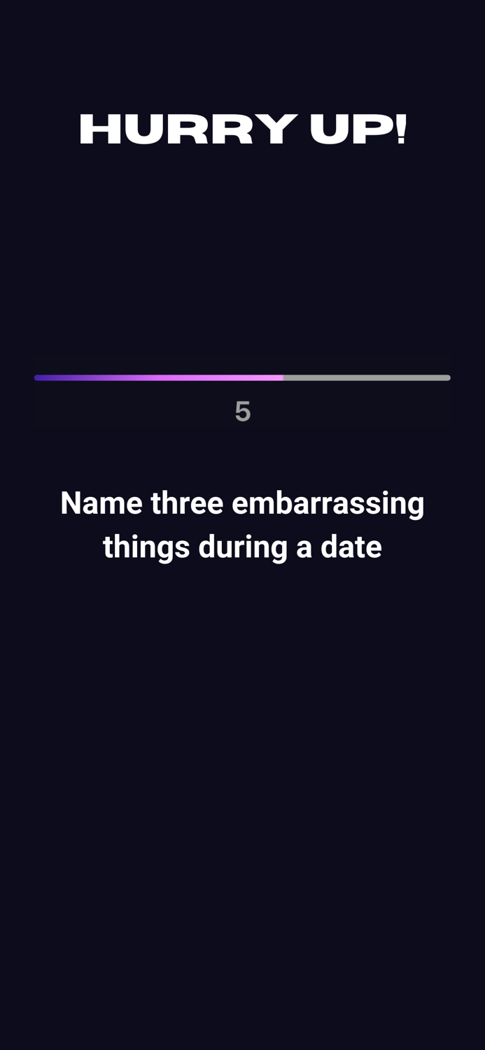 Question games for party -Moon