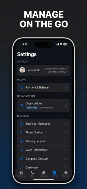 TawkBase - AI Receptionist screenshot 4