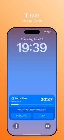 FocusBeat - Pomodoro & Music screenshot