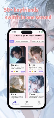 Chat AI - Your AI Boyfriend iPhone screenshot
