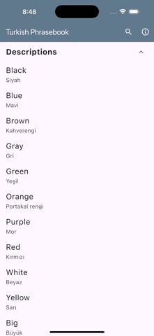 Turkish Basic Phrases Screenshot 9 of 10