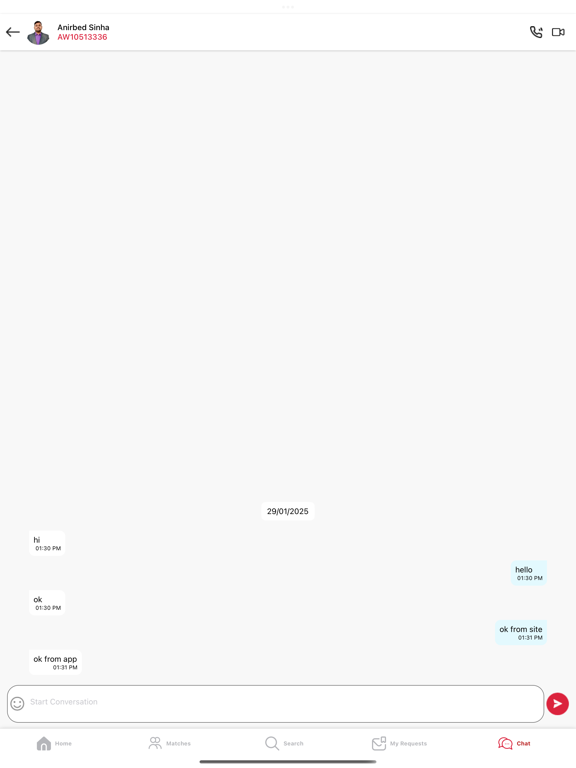 ABPweddings - Matrimonial App iPad screenshot 9 - Social Networking app