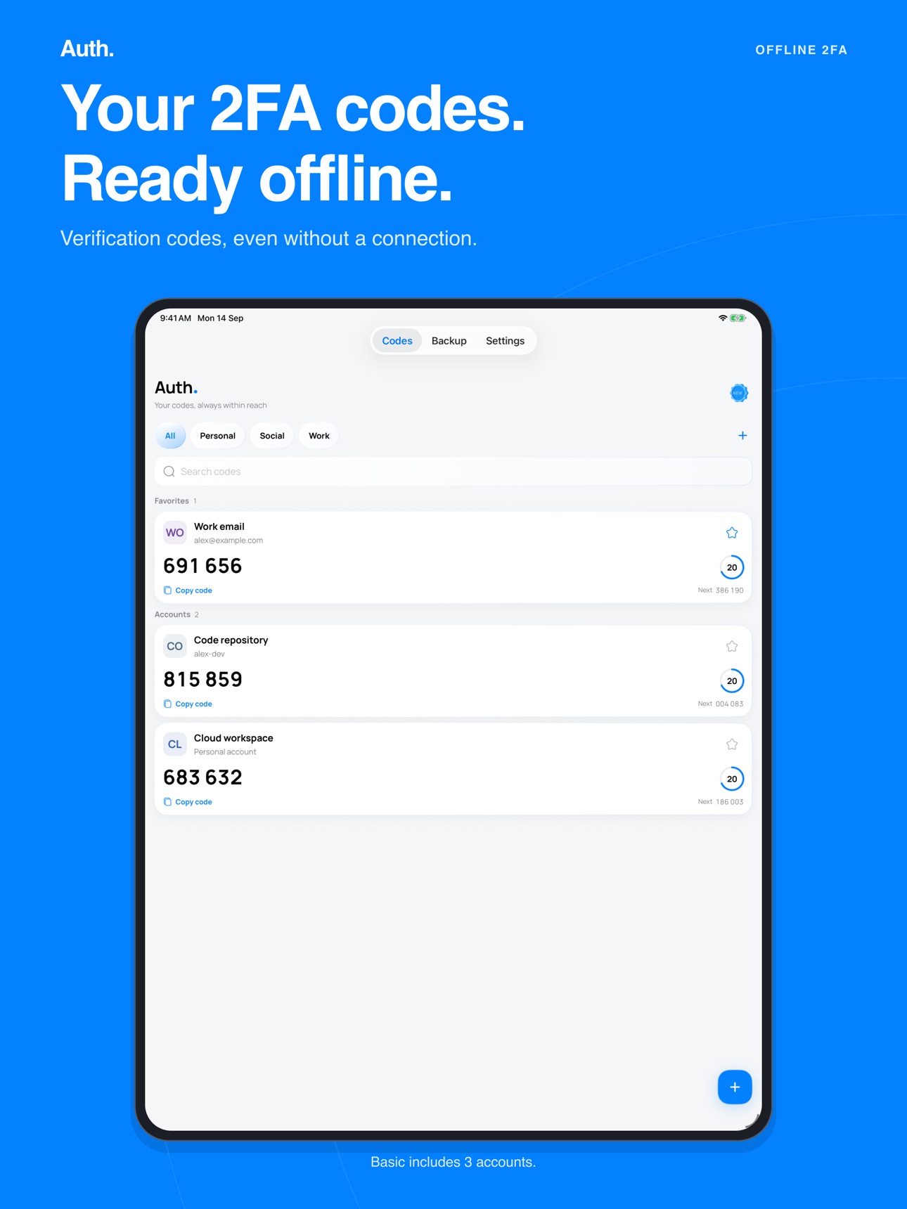 Screenshot 6 of Auth. - Authenticator 2FA