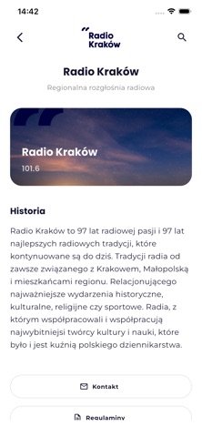 Radio Kraków iPhone screenshot