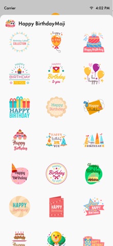 Happy BirthdayMoji screenshot
