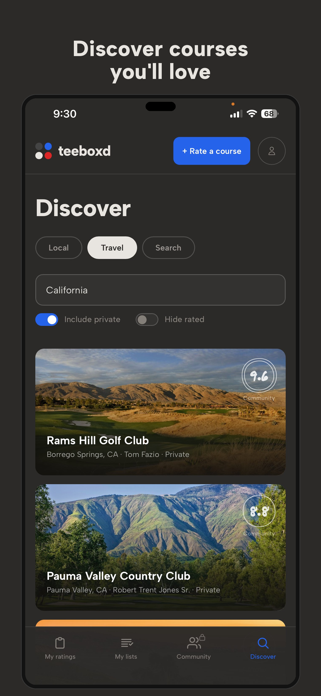 Teeboxd — Rate Golf Courses Screenshot 4 of 5