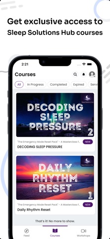 Sleep Solutions Hub iPhone screenshot