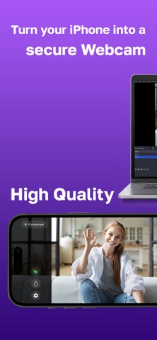 SenCam: WebCam for PC and OBS iPhone screenshot