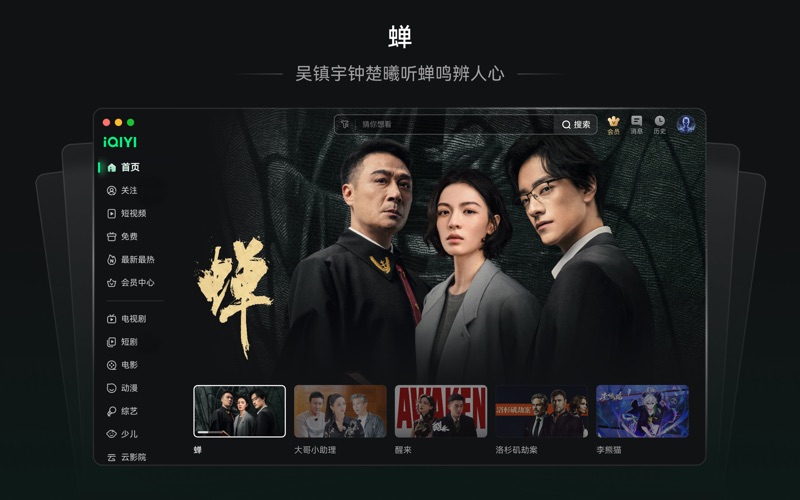 爱奇艺-醒来 高情感浓度谍战 screenshot