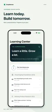 DropMentor: AI Business Plan screenshot 4
