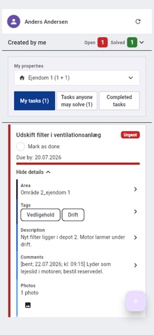 Microting Adhoc iPhone screenshot
