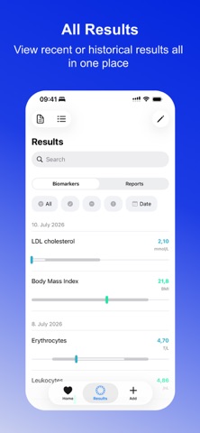 Node Health: Biomarker Tracker screenshot