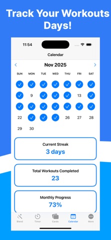 Workout Blender: Day Tracker screenshot