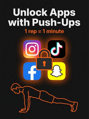 Pushup Time : App Blocker‎ iPad screenshot