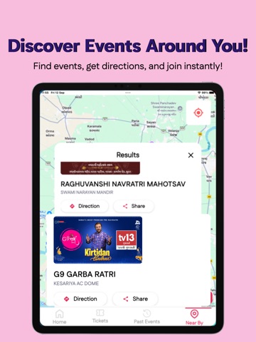 MYEVENTZ iPad screenshot