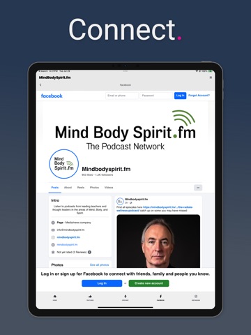 Mind Body Spirit.fm iPad screenshot