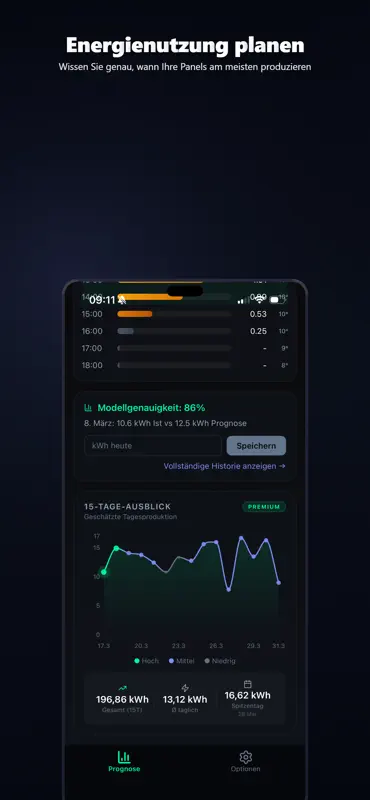 Volcast - Solar Forecast screenshot 2 of 7