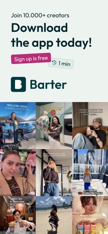 Barter - for Creators screenshot