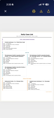 Lawyers Diary Pro Screenshot 4 of 7