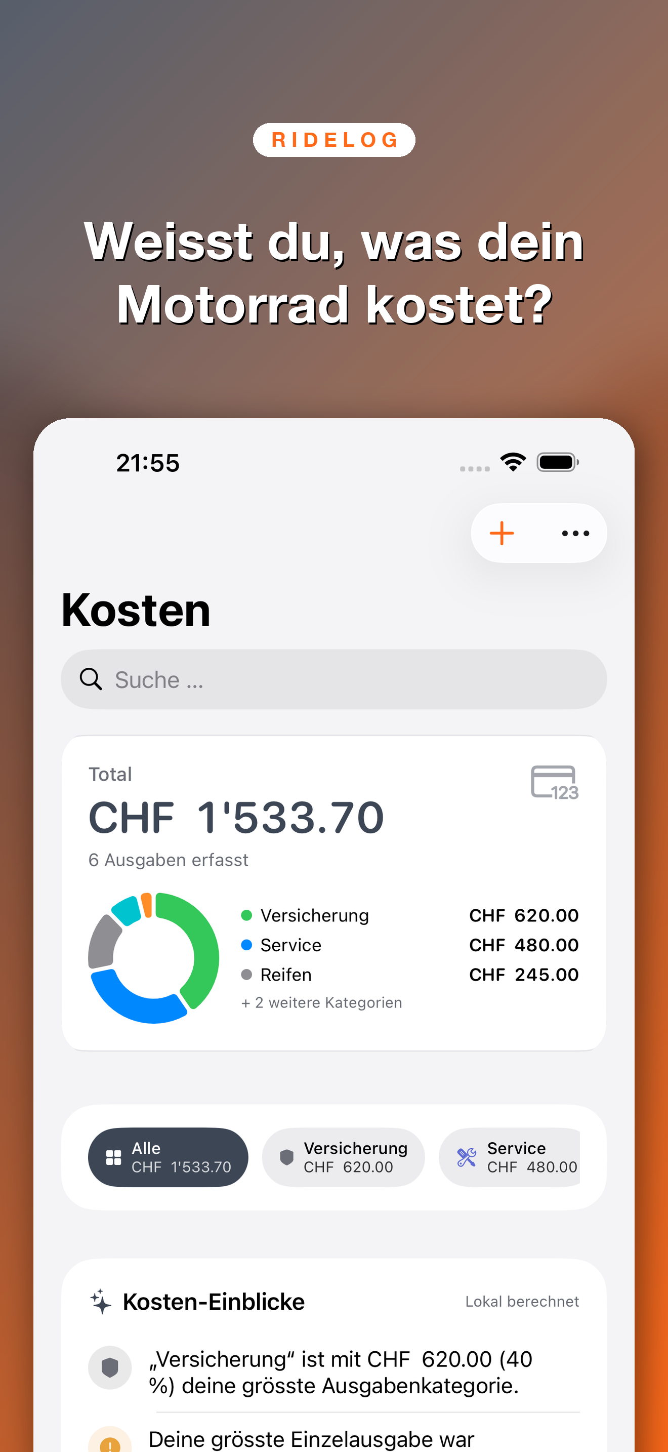 RideLog App screenshot 5