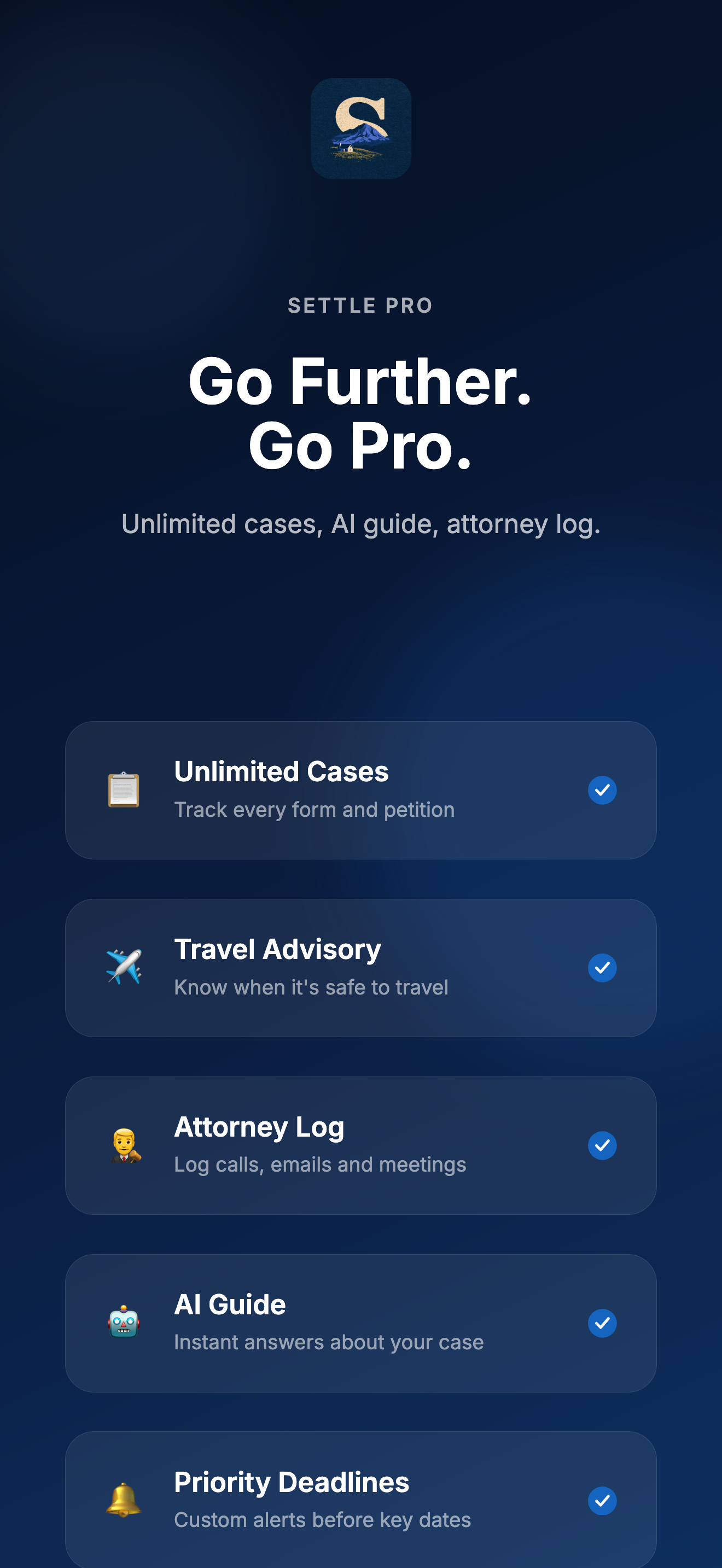 Visa Status Tracker - Settle screenshot 5