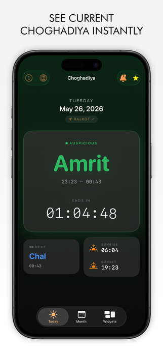 Choghadiya Widgets Screenshot 1 of 10
