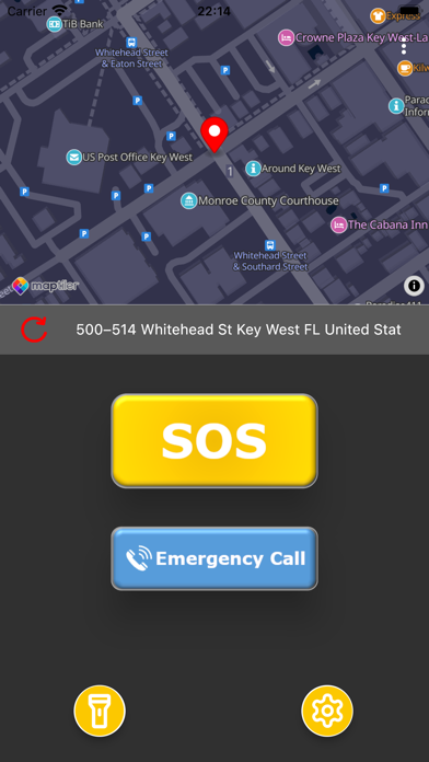 YellowSafe Lite -against crime Screenshot