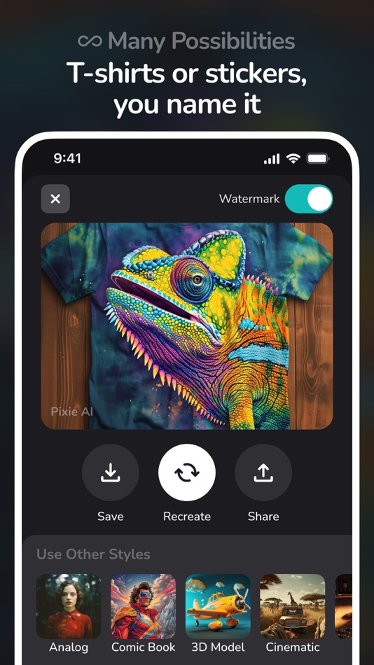 #5. Pixie・AI Portrait・Avatar Maker (iOS) 由: Windtribe Dijital Hizmetler Anonim Sirketi
