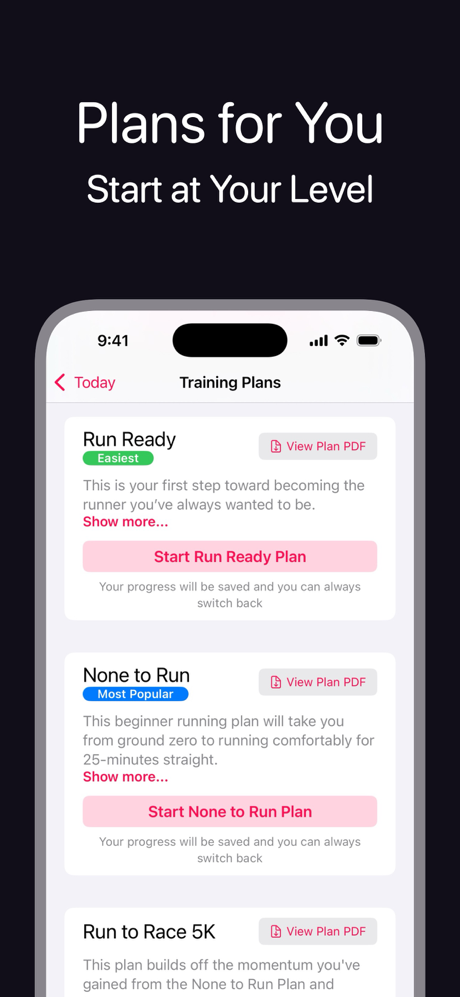 None to Run: Beginner, 5K, 10K screenshot 4