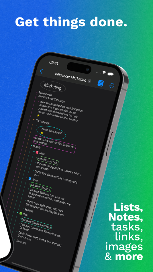 #2. Escape - Mind Map & Outline (iOS) De: Bogdan Gherasim