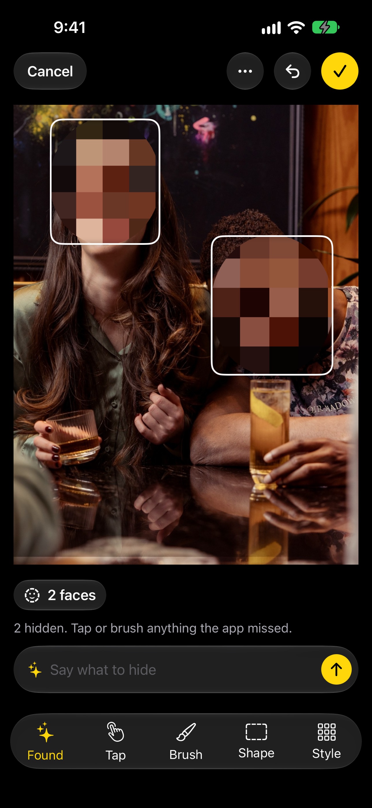 Screenshot 1 of Superblur: Mosaic & Blur Faces