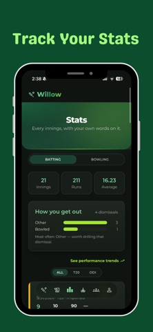 Willow: Cricket Batting Coach Screenshot 4 of 4