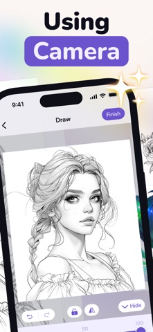 AR Drawing: 3D Simply Sketch iPhone screenshot