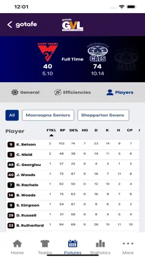 Goulburn Valley League screenshot 3
