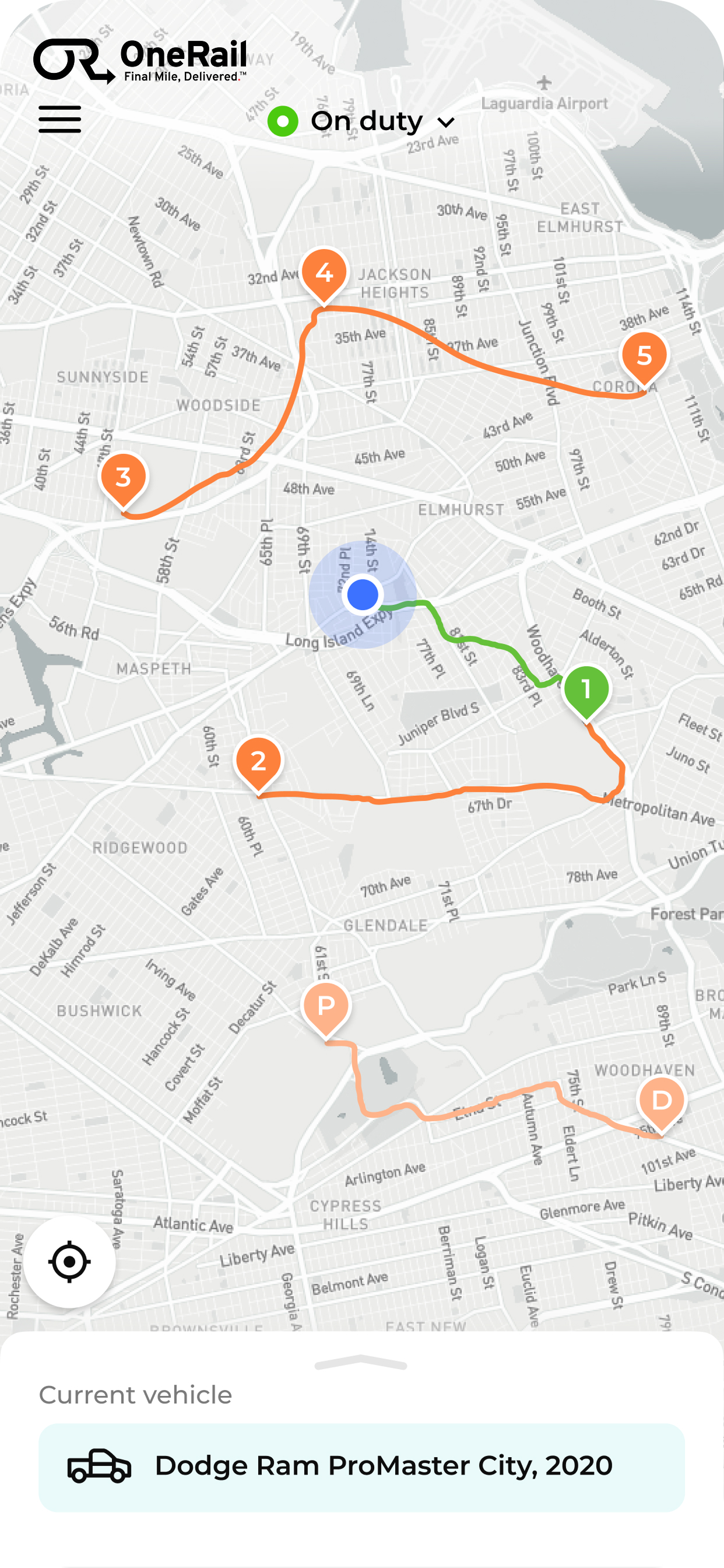 OneRail Driver 2.0 screenshot 2